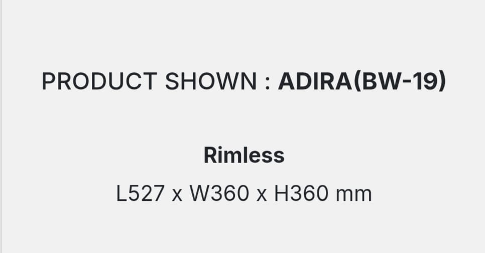 ADIRA(BW-19) DETAILS