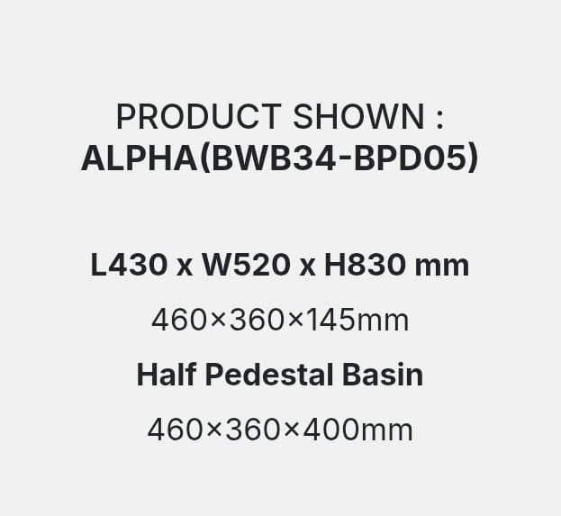 ALPHA (BWB34-BPD05) DETAILS