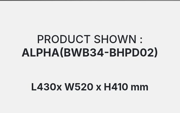 ALPHA(BWB34-BHPD02) DETAILS