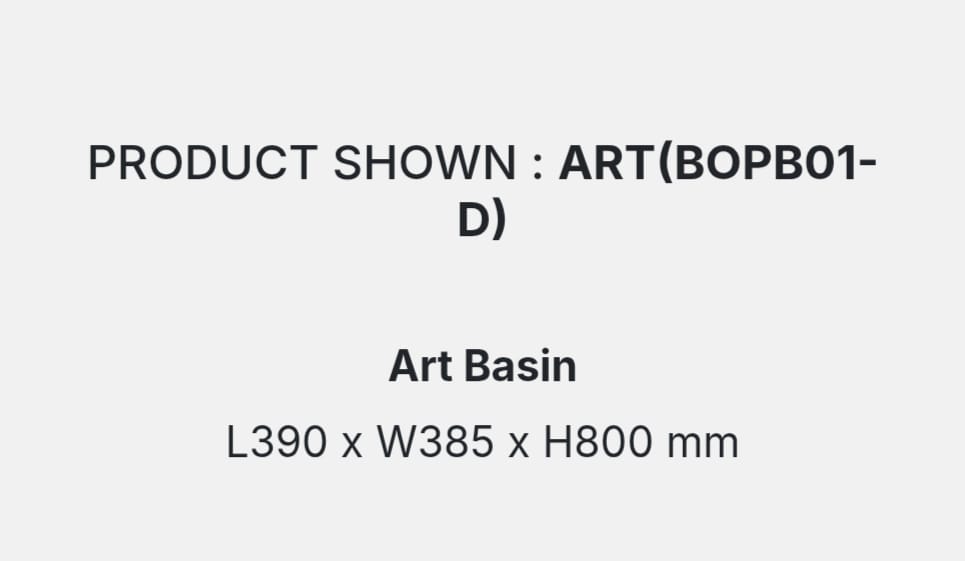 ART(BOPB01-D) DETAILS