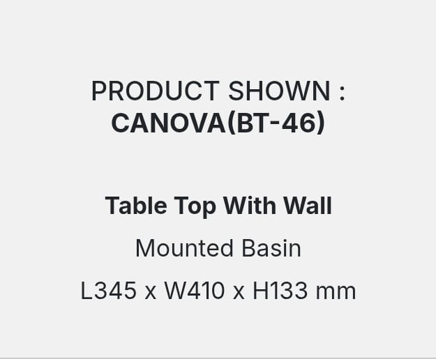 CANOVA(BT-46) DETAILS