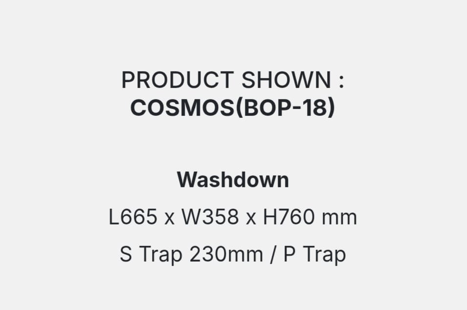 COSMOS(BOP-18) DETAILS