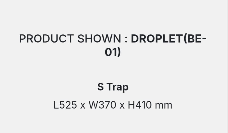 DROPLET(BE-01) DETAILS