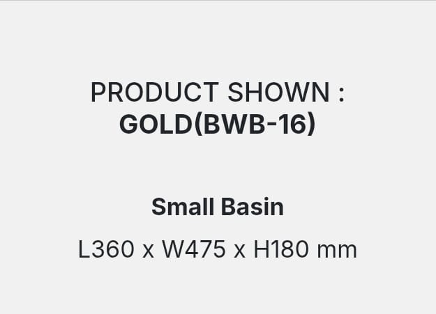 GOLD (BWB-16) DETAILS