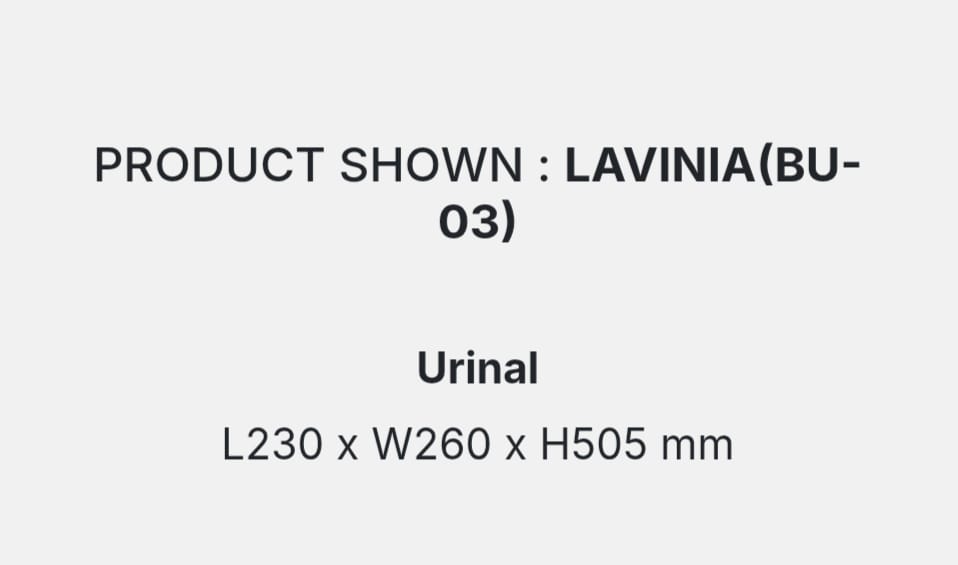 LAVINIA(BU-03) DETAILS