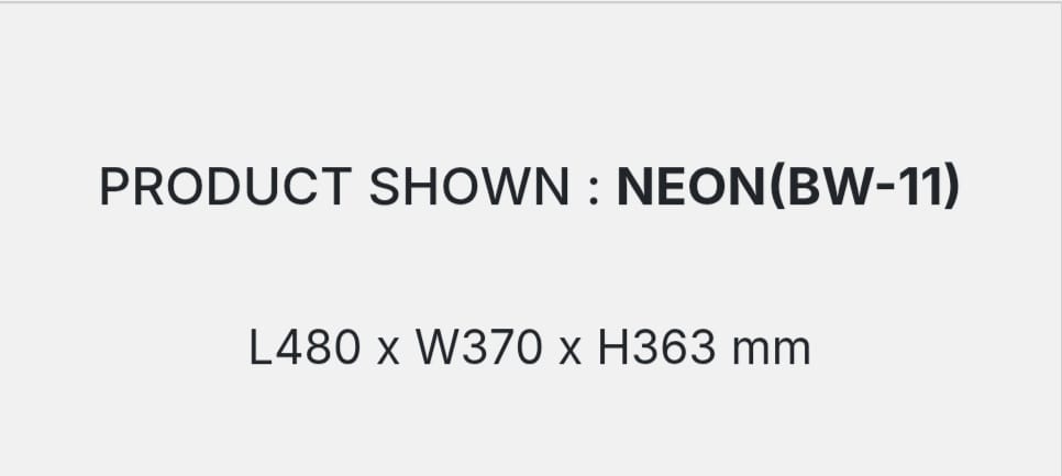 NEON(BW-11) DETAILS