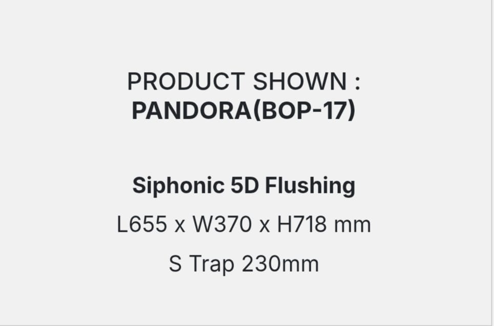 PANDORA(BOP-17) DETAILS