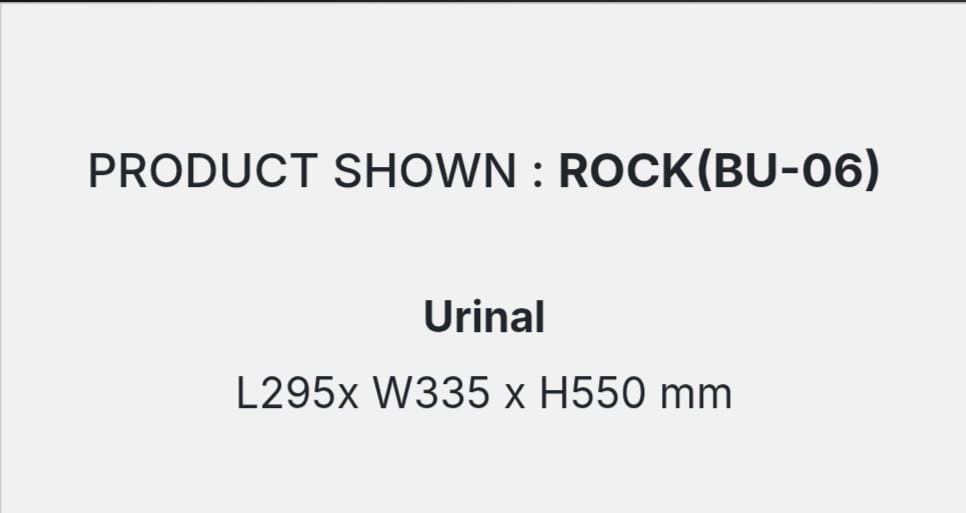 ROCK(BU-06) DETAILS