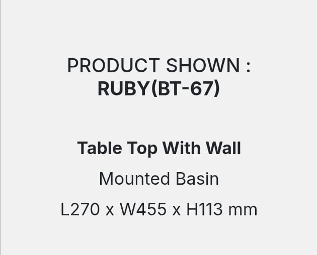 RUBY (BT-67) DETAILS