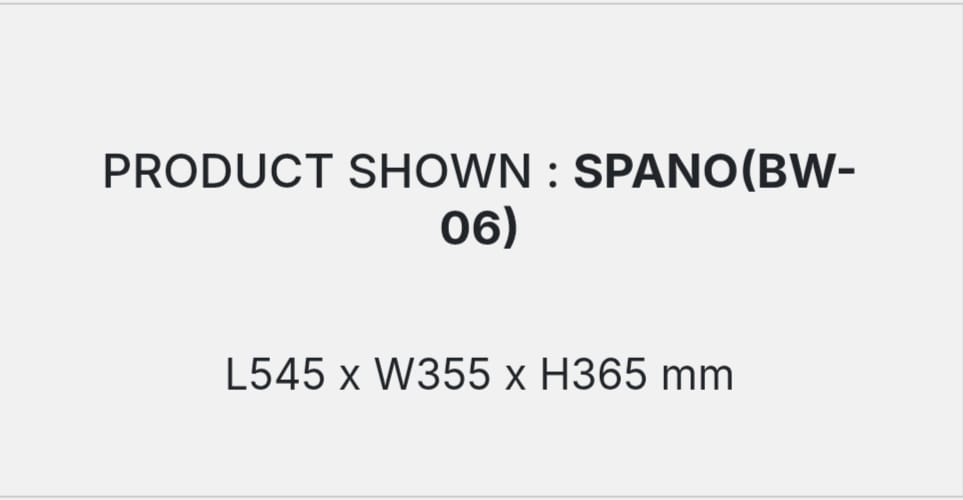 SPANO(BW-06) DETAILS