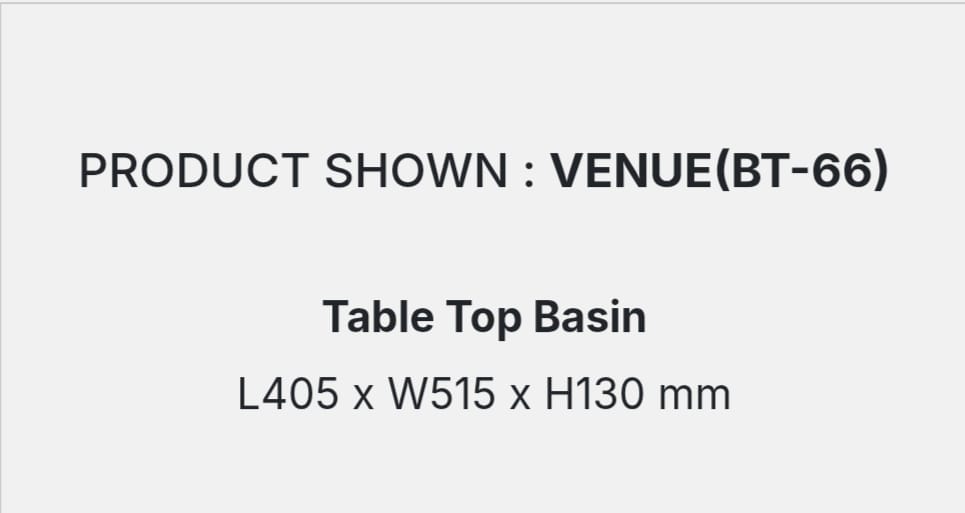 VENUE(BT-66) DETAILS