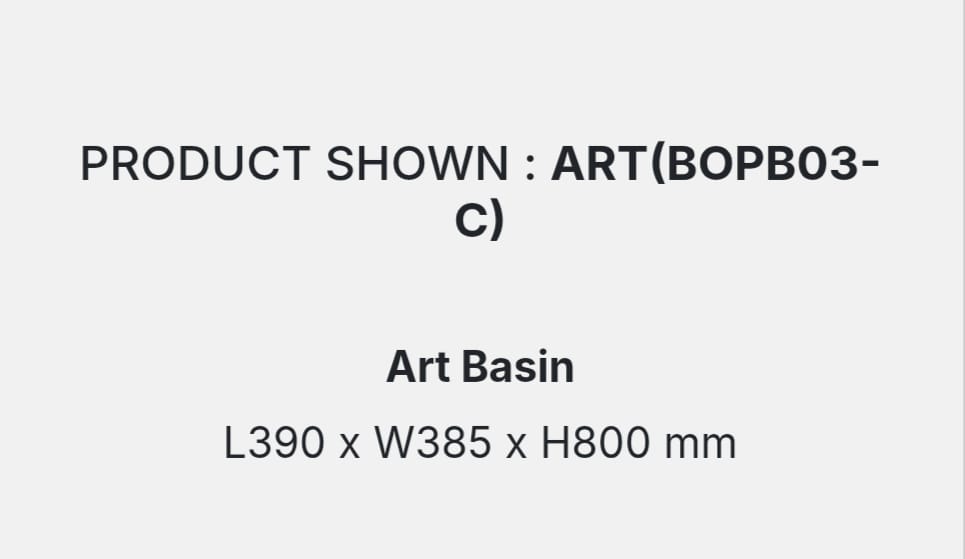 ART(BOPB03-C) DETAILS