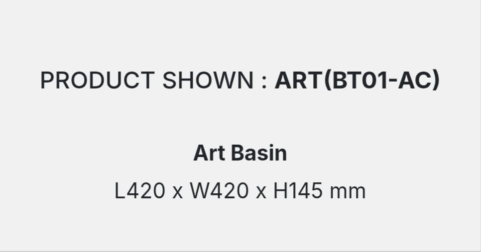 ART(BT01-AC) DETAILS