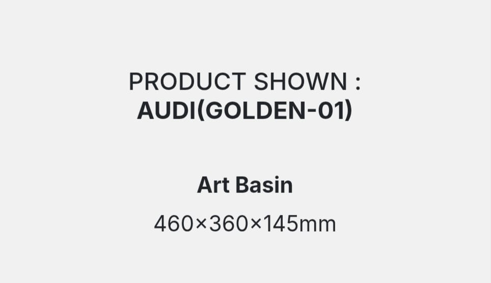 AUDI(GOLDEN-01) DETAILS